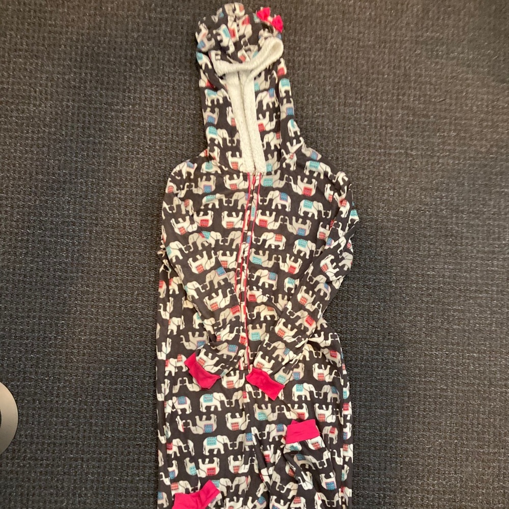 Elephant print women’s onesie